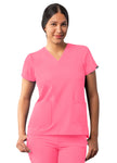 Women's Modern V- Neck Scrub Top-A6008