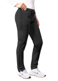 Women's Skinny Leg Cargo Drawstring Pants (Tall)- A6104