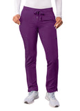Women's Skinny Leg Cargo Drawstring Pants (Regular)- A6104