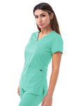 Women's Pro Sweetheart V-Neck Scrub Top- P4210