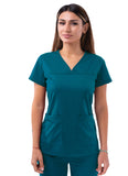 Women's Pro Sweetheart V-Neck Scrub Top- P4210