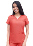 Women's Pro Sweetheart V-Neck Scrub Top- P4210