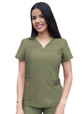 Women's Pro Sweetheart V-Neck Scrub Top- P4210