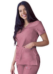 Women's Pro Sweetheart V-Neck Scrub Top- P4210