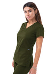 Women's Pro Sweetheart V-Neck Scrub Top- P4210