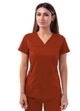 Women's Pro Sweetheart V-Neck Scrub Top- P4210