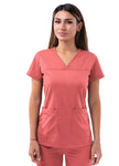 Women's Pro Sweetheart V-Neck Scrub Top- P4210