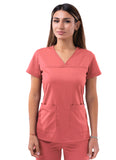 Women's Pro Sweetheart V-Neck Scrub Top- P4210