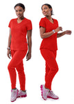Women's Modern Athletic Jogger Scrub Set (2XL-3XL) - P9500