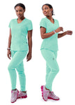 Women's Modern Athletic Jogger Scrub Set (2XL-3XL) - P9500