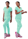 Women's Modern Athletic Jogger Scrub Set (2XL-3XL) - P9500