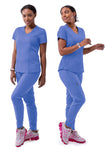 Women's Modern Athletic Jogger Scrub Set (2XL-3XL) - P9500