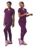 Women's Modern Athletic Jogger Scrub Set (2XL-3XL) - P9500