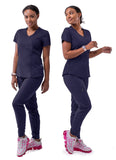 Women's Modern Athletic Jogger Scrub Set (2XL-3XL) - P9500