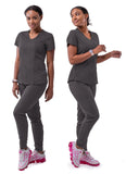 Women's Modern Athletic Jogger Scrub Set (2XL-3XL) - P9500