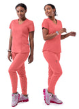Women's Modern Athletic Jogger Scrub Set (2XL-3XL) - P9500
