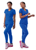 Women's Modern Athletic Jogger Scrub Set (2XL-3XL) - P9500