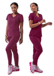 Women's Modern Athletic Jogger Scrub Set (2XL-3XL) - P9500