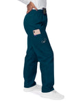 Women's Elastic Drawstring Cargo Pants- S8200