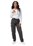 Women's Elastic Drawstring Cargo Pants- S8200