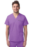 Unisex V Neck 3 Pocket top- S8304