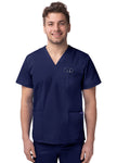 Unisex V Neck 3 Pocket top- S8304