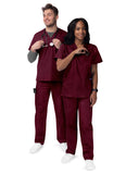 UNISEX CLASSIC DRAWSTRING PANT SCRUB SET- S8400